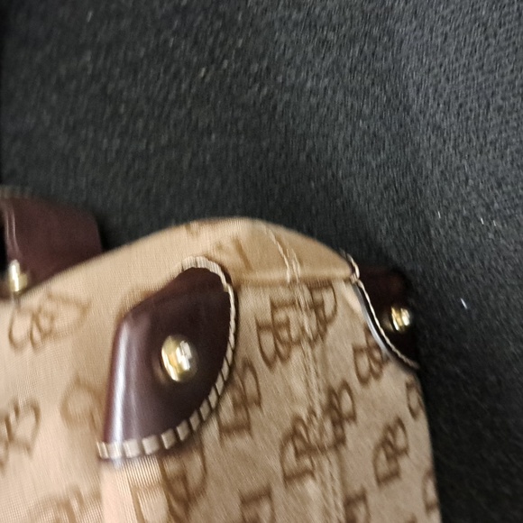 Dooney & Bourke Signature Canvas and Leather Satchel Bag Pre-loved🤎 Clean - Picture 10 of 16